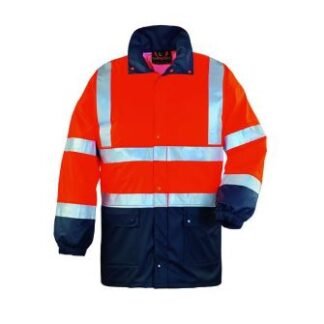 Veste PU HARBOR ROUGE ORANGÉ