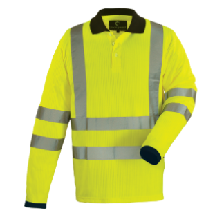 POLO HIVIZ YARD JAUNE 7YAPY