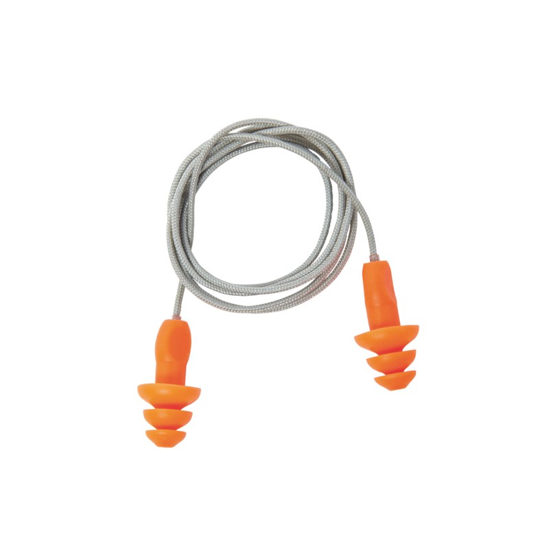 Bouchons d'oreilles réutilisables avec cordon SNR 32 dB