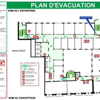 Plan évacuation